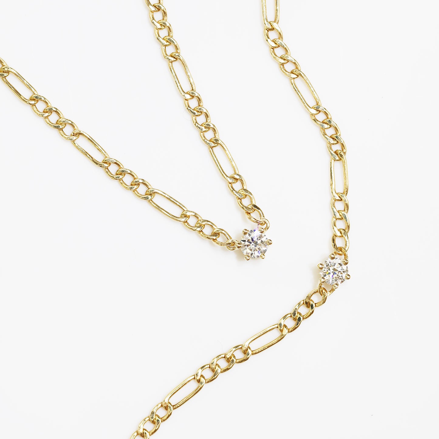 0.15ct Round Diamond Figaro Bracelet