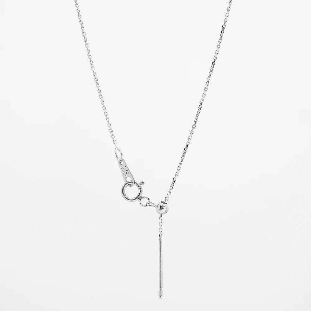 18k Gold Adjustable Chain Necklace (White/Rose/Yellow Gold)