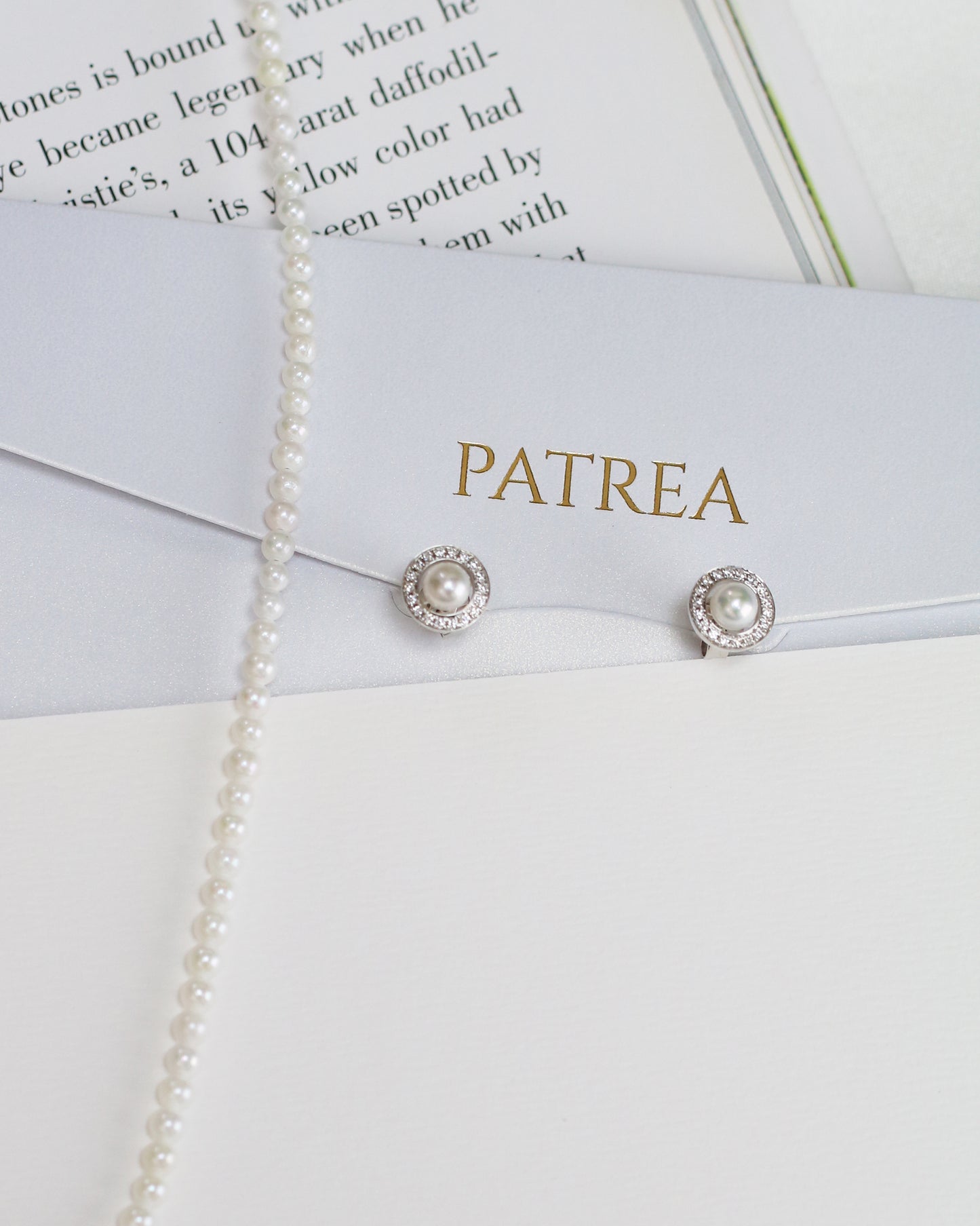 18k White Gold 2-way Akoya Pearl and Baroque Pearl Diamond Dangle Earrings