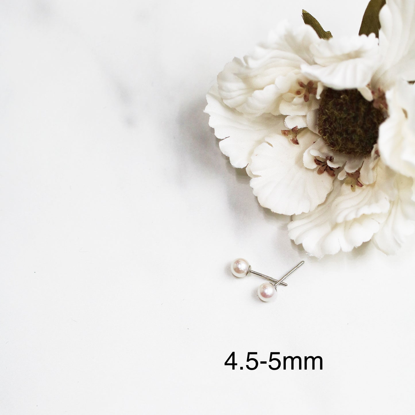 4.5mm Akoya Stud Earrings