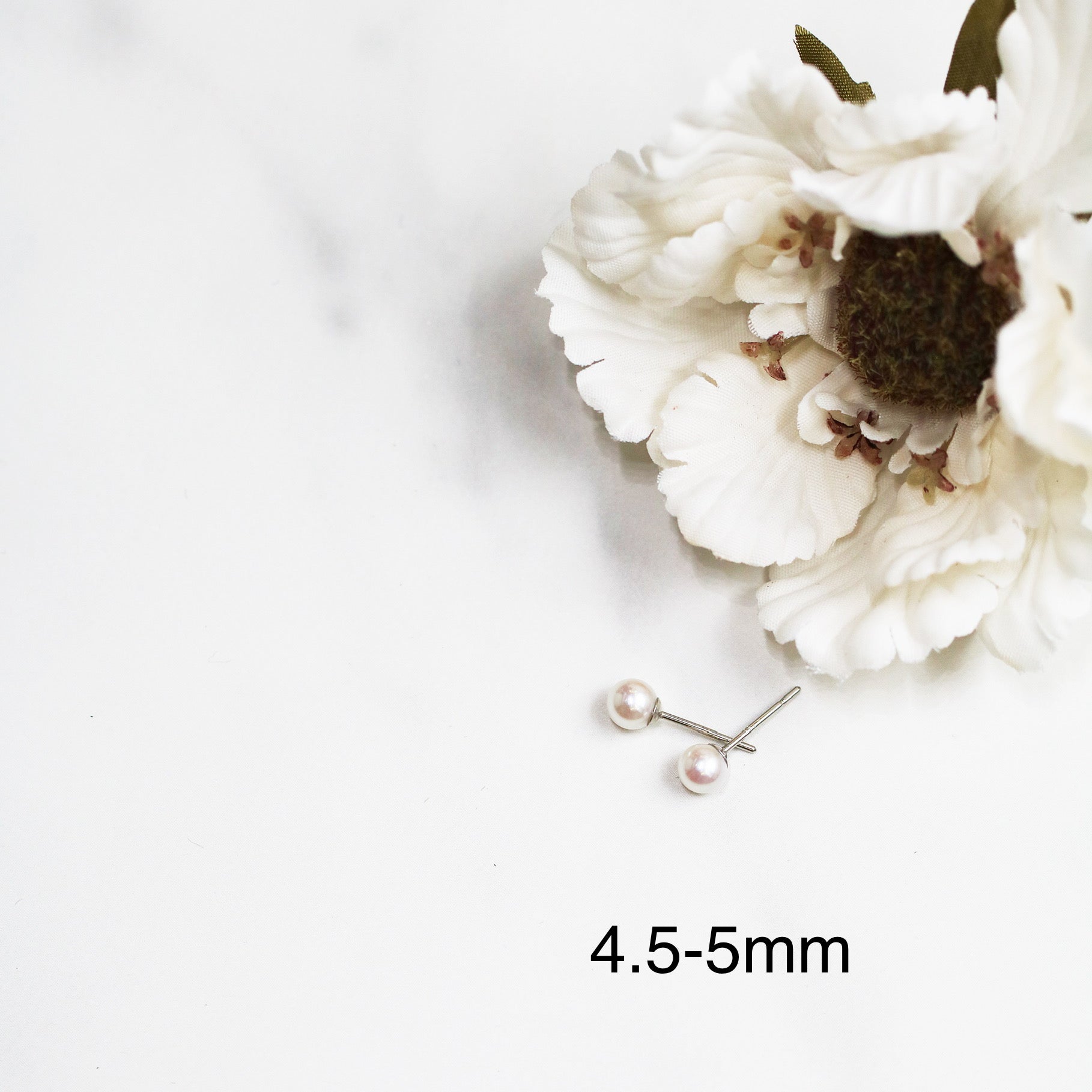 4.5mm Akoya Stud Earrings