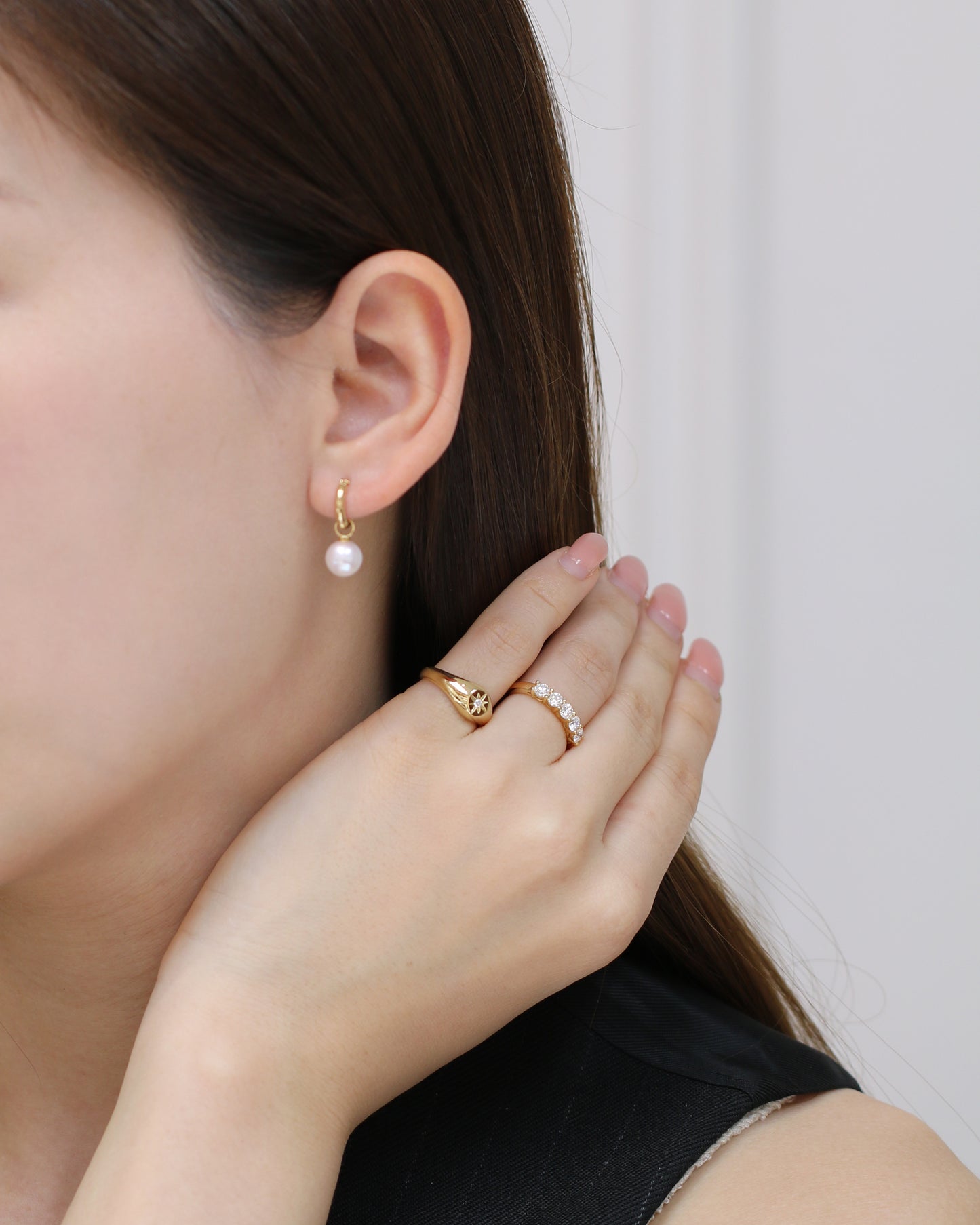 18k金輕奢鑽石排戒 18k Gold 0.60ct Round Diamond Eternity Ring