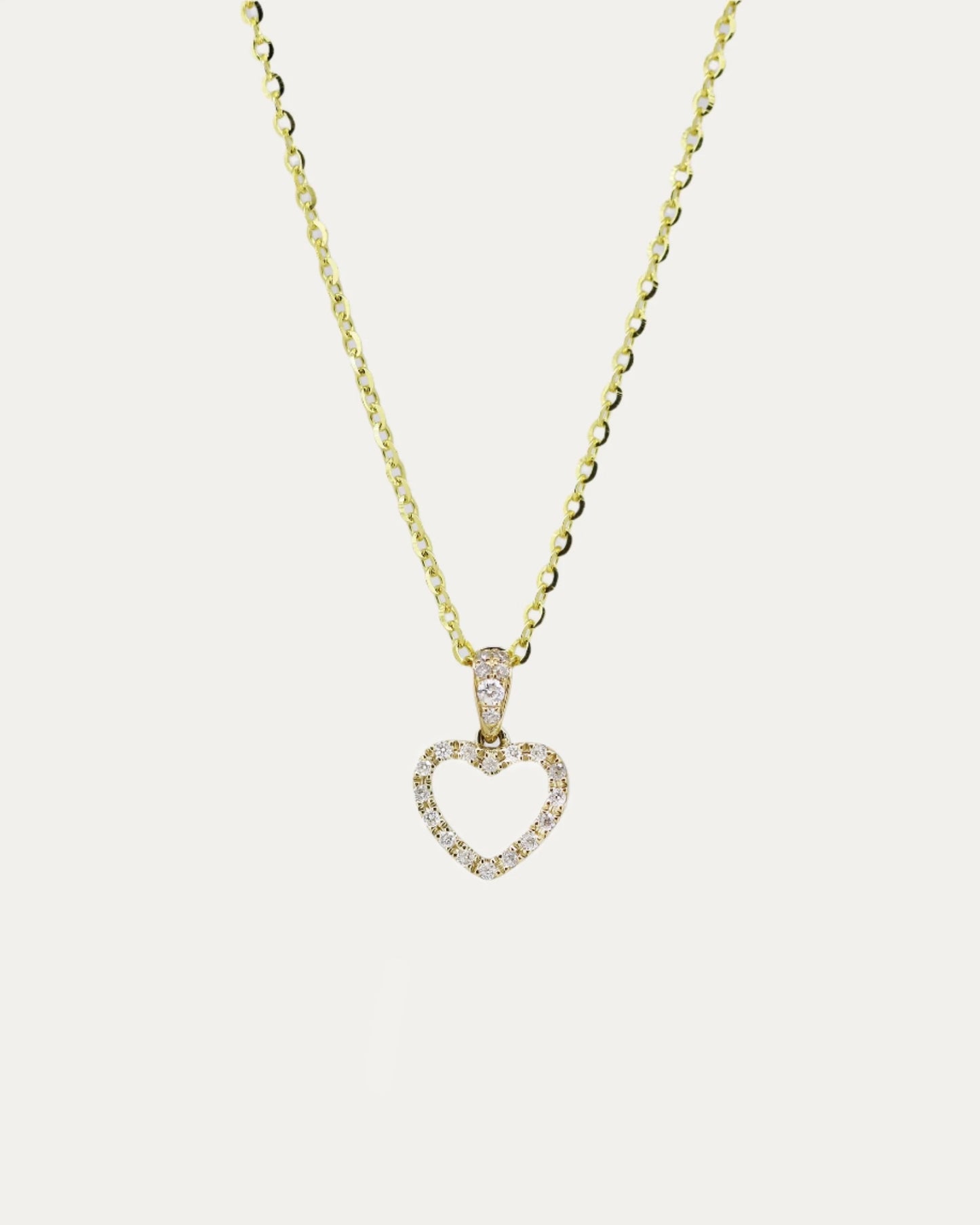 18k Gold Alphabet Initial Letter Diamond Pendant (White/Rose/Yellow Gold)