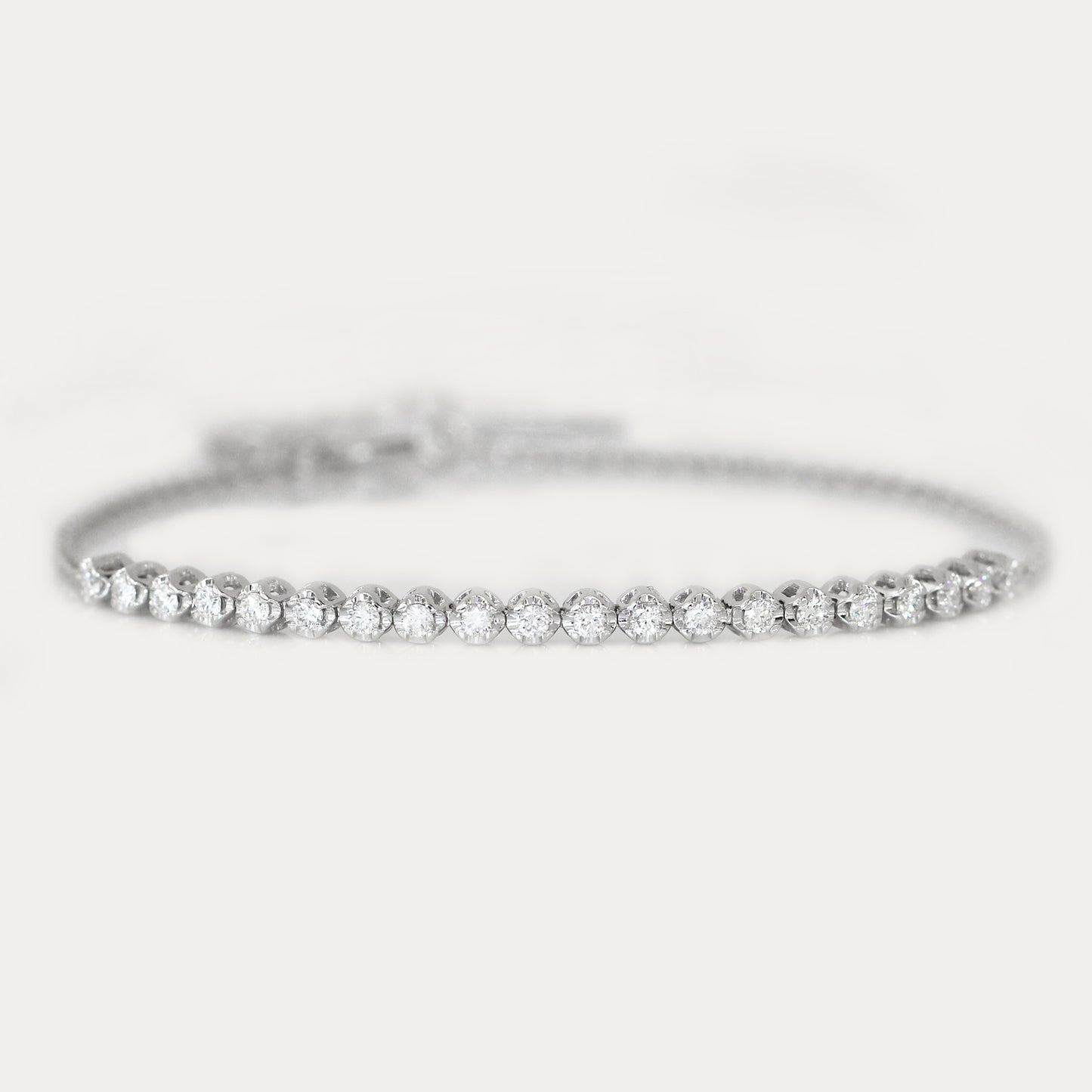 0.25ct Round Diamond Bracelet (White/Rose/Yellow Gold)