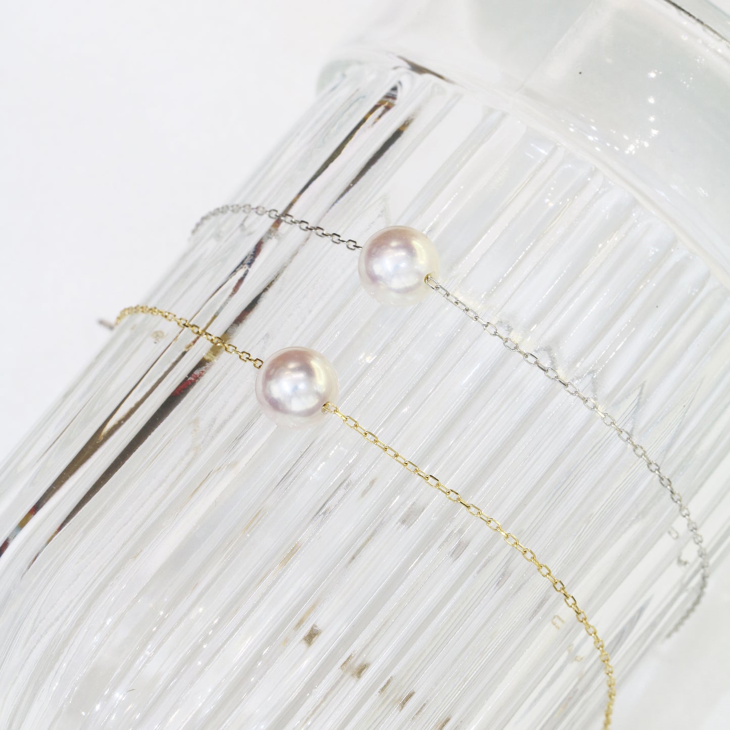 18k Gold 7.5-8mm Akoya Adjustable Bracelet 18k金 7.5-8mm日本Akoya珍珠手鍊