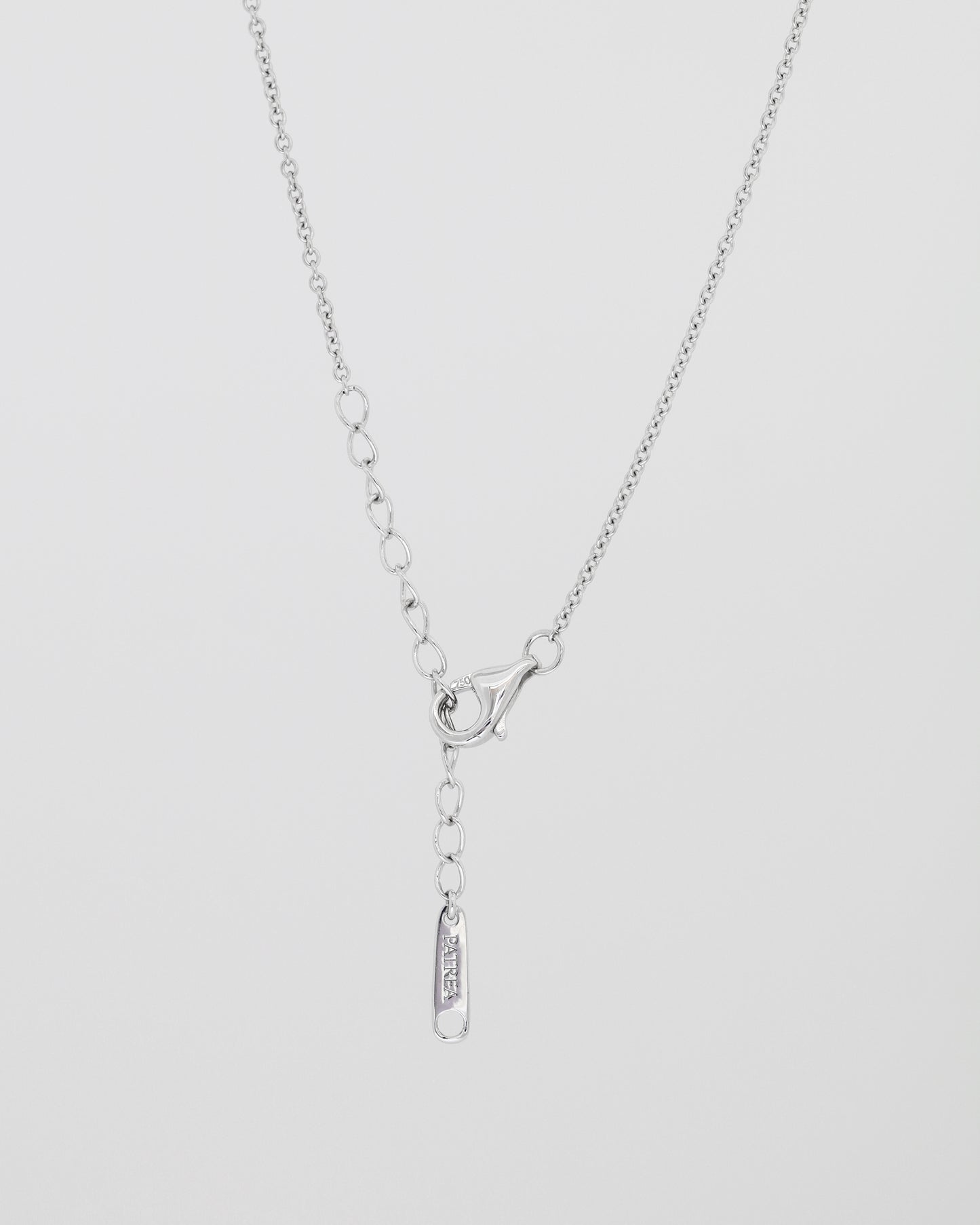 18k金鑽石頸鍊 頸鏈 18k Gold Half Diamond Tennis Necklace