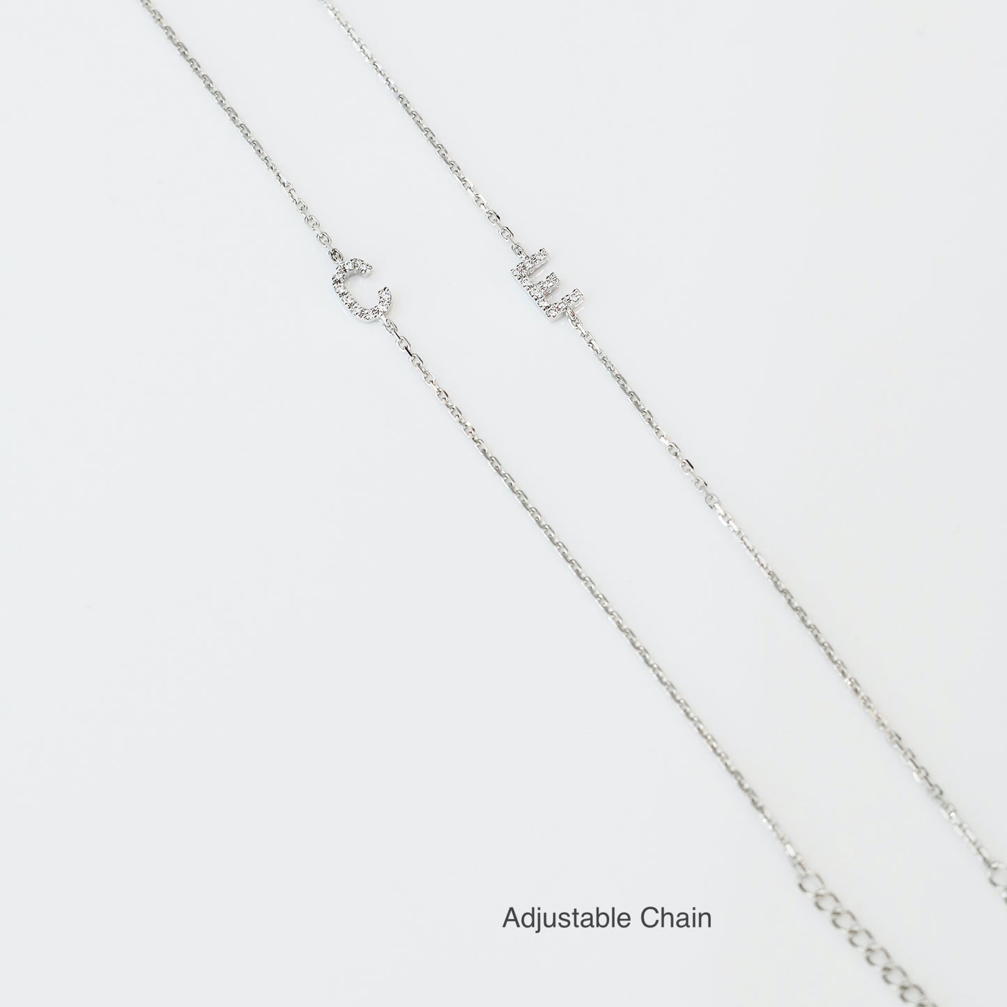 Alphabet Diamond Bracelet (White/Rose/Yellow Gold)