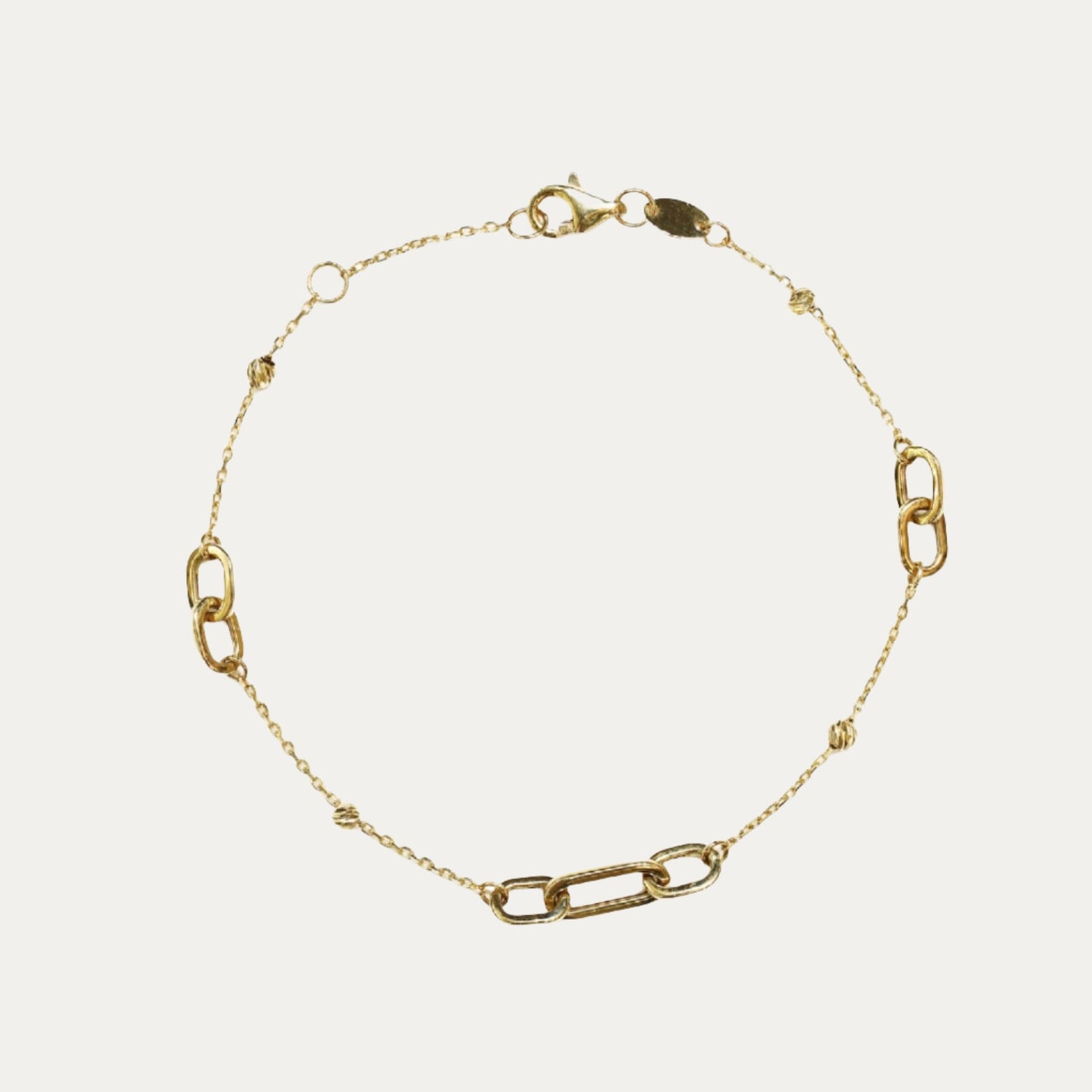 Cova Interlocking Bracelet (Rose/Yellow Gold)