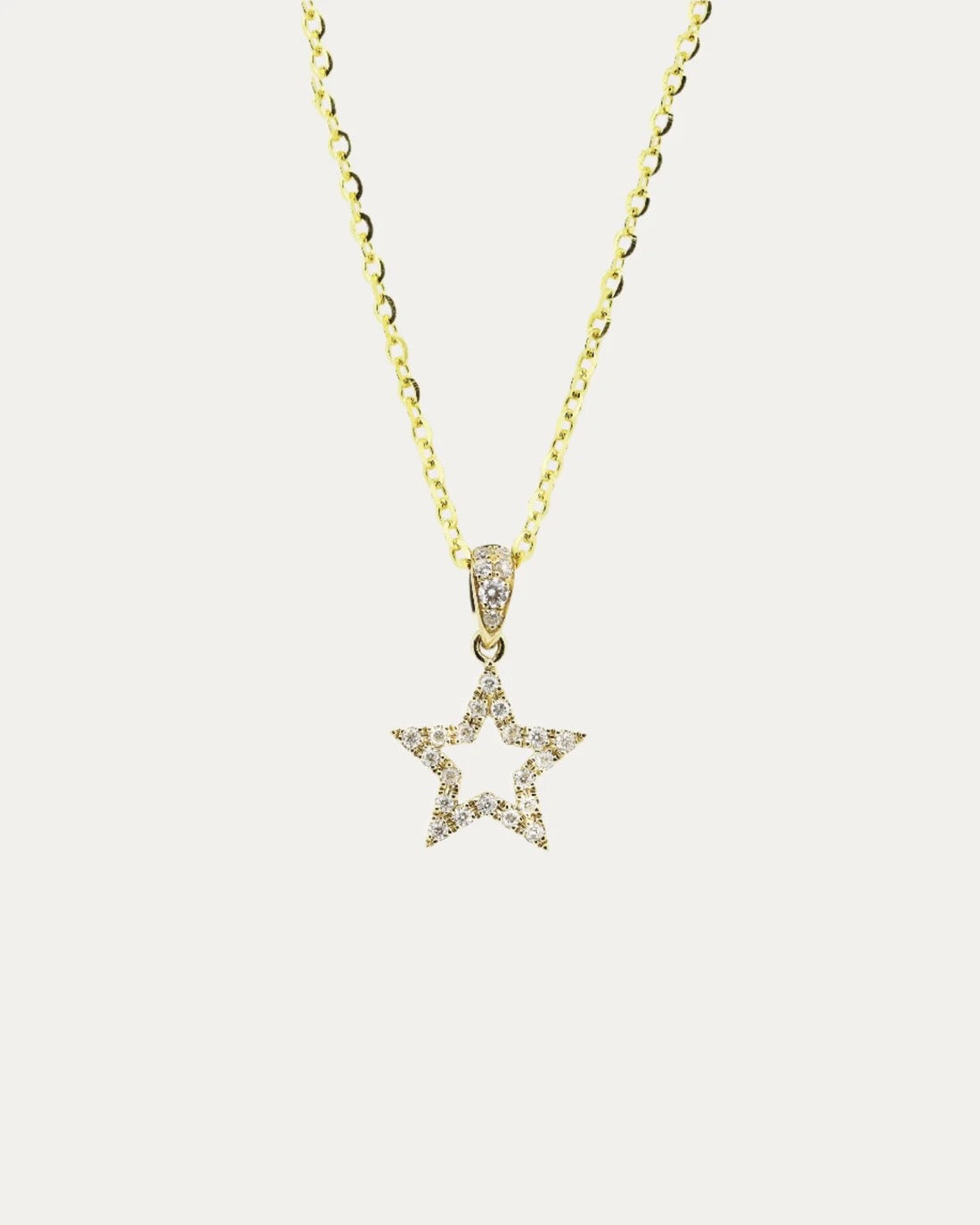 18k Gold Alphabet Initial Letter Diamond Pendant (White/Rose/Yellow Gold)