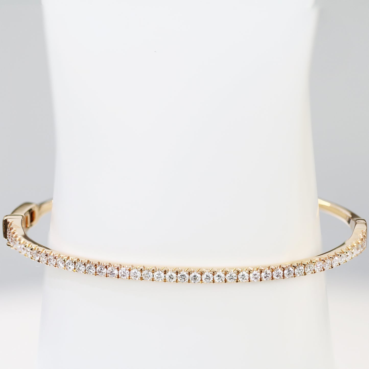 Classic Diamond Bangle (White/Rose/Yellow Gold)