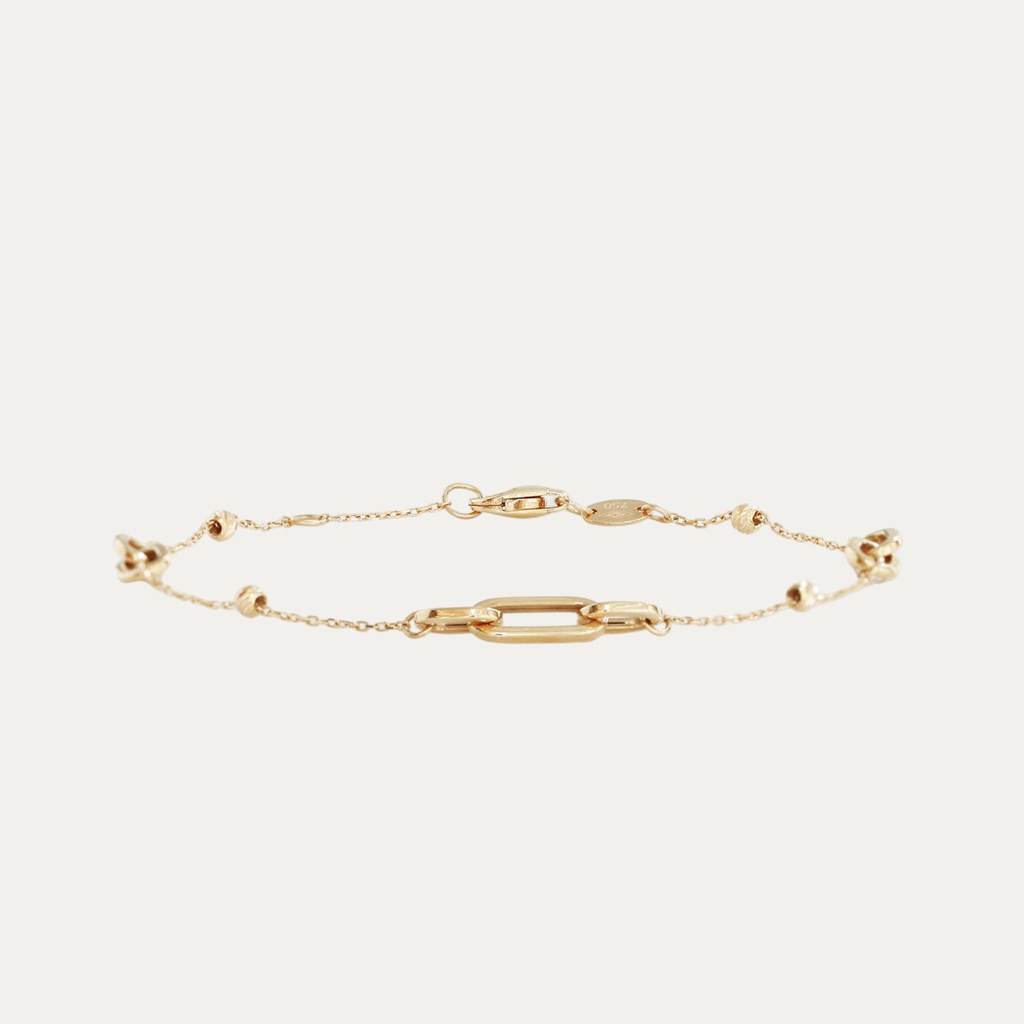 Cova Interlocking Bracelet (Rose/Yellow Gold)