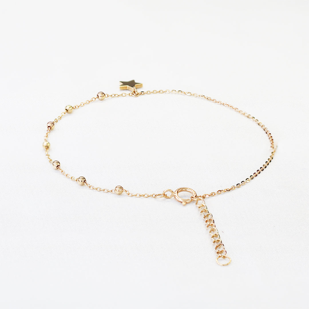 18k玫瑰金星星手鏈 18k Rose Gold Little Star Bracelet