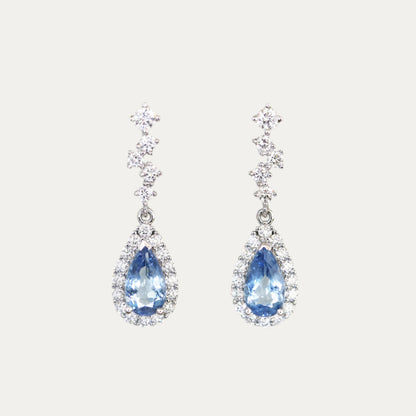 18k White Gold Santa Maria Aquamarine Diamond Dangle Earrings, Pair-Patrea Jewelry,結婚珠寶 香港,尖沙咀 鑽石珠寶店,香港 GIA鑽石專門店,尖沙咀 訂造結婚戒指, Best jewelry store Tsim Sha Tsui, Tsim Sha Tsui diamond jewelry shop, jewelry showroom hk,輕婚紗首飾, 婚禮耳環,新娘首飾,婚戒推薦, bridal jewelry hk, 18k white gold diamond jewelry,一 卡 鑽石 幾多 錢,買 求婚 戒指,一 卡 鑽石 多少 錢,求婚 戒指 預算,一 卡 鑽石 戒指 價錢,gia 證書,香港 鑽石, natural diamond ring hk, 天然鑽石戒指 香港,求婚 戒指 香港, 鑽戒 訂造, 求婚 一 卡