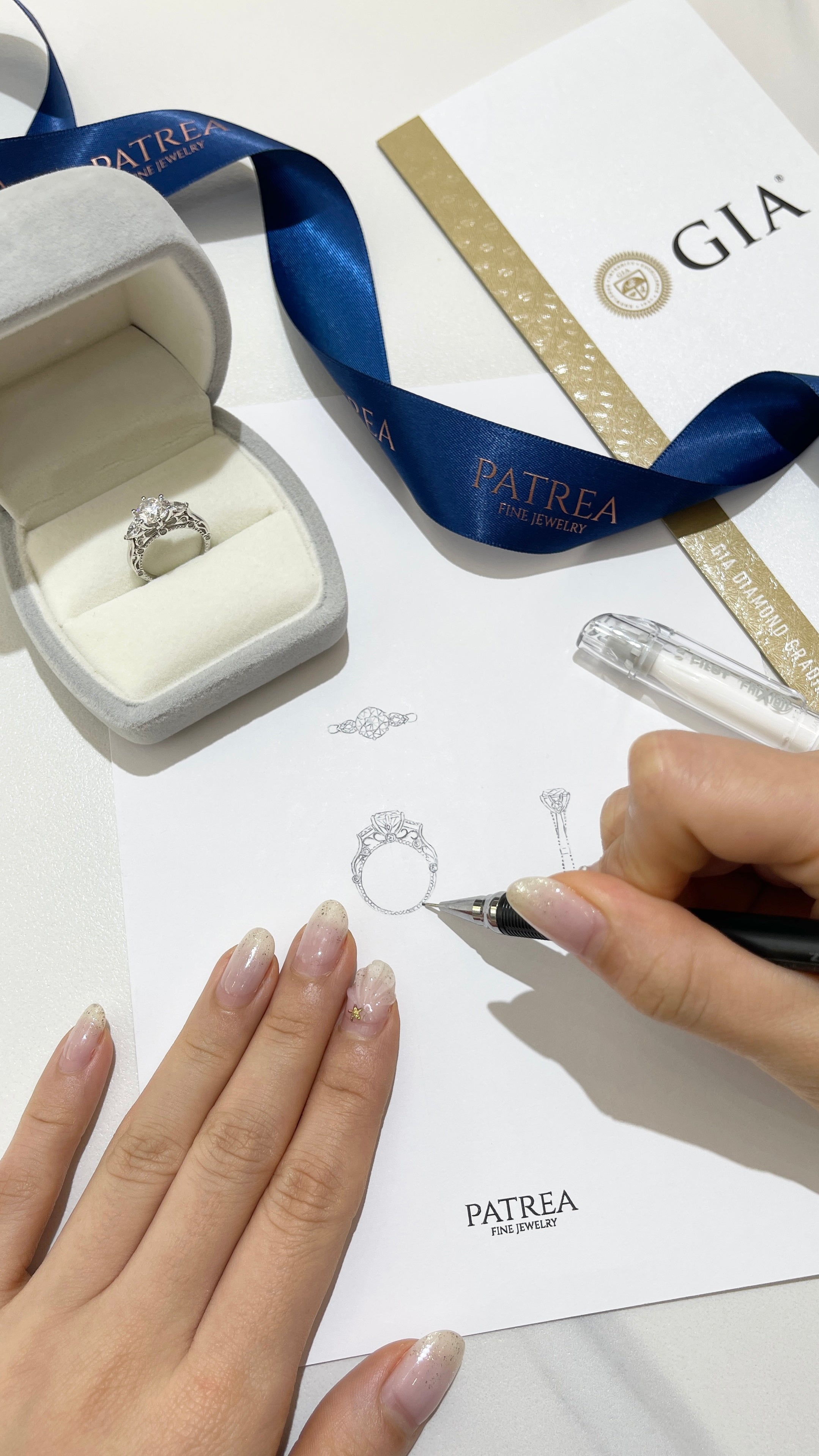 Premium Photo | Golden wedding type rings lie on white paper