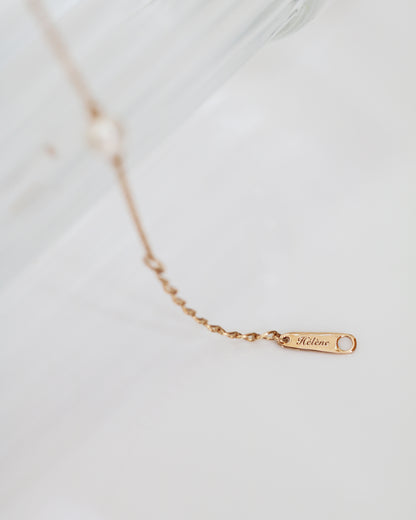 18k Gold 4-4.5mm Japanese Akoya Pearl Bracelet