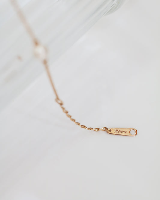 18k Gold 4-4.5mm Japanese Akoya Pearl Bracelet