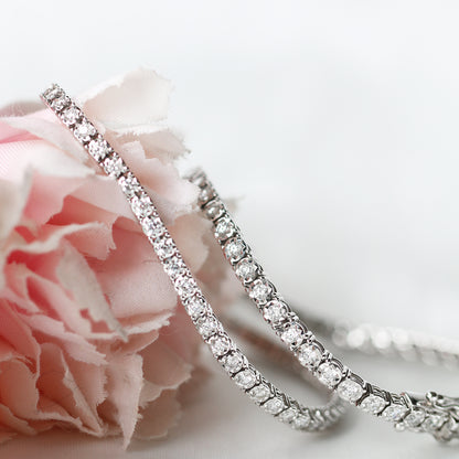 1.60ct Round Diamond Tennis Bracelet (White/Rose/Yellow Gold)