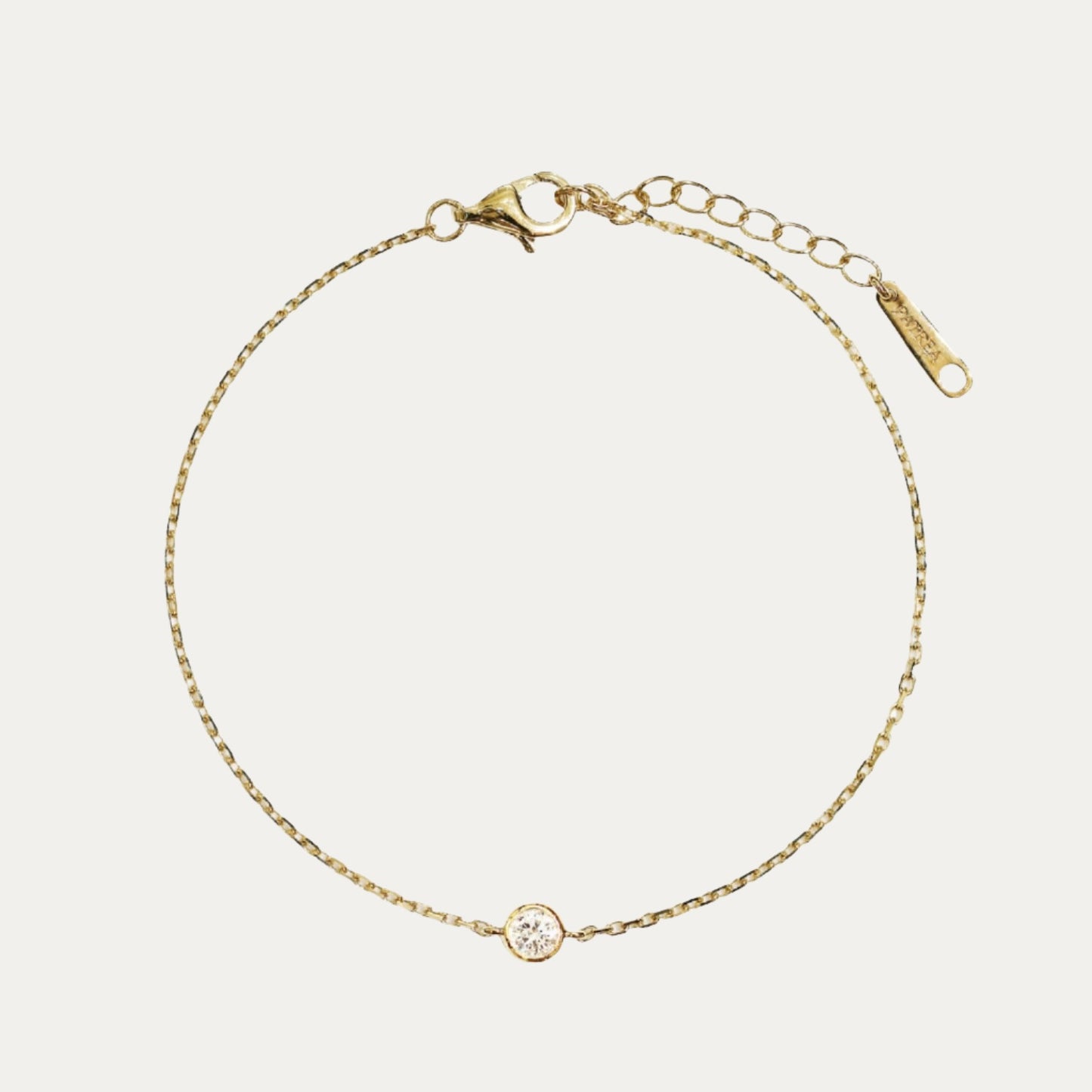 [Year End Limited Offer] Donut 0.10ct 18k Yellow Gold Diamond Bracelet