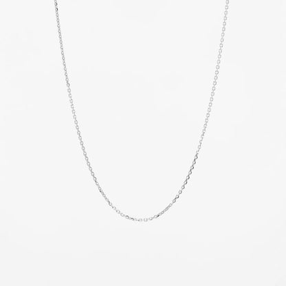 18k Gold Adjustable Chain Necklace (White/Rose/Yellow Gold)