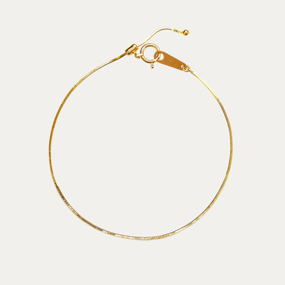 0.95mm Snake Chain Adjustable Bracelet