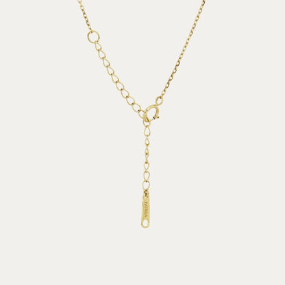 18k Gold Solitaire Emerald Cut Aquamarine Necklace