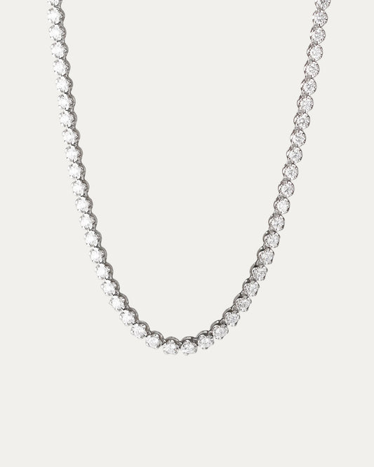 18k Gold Diamond Tennis Necklace