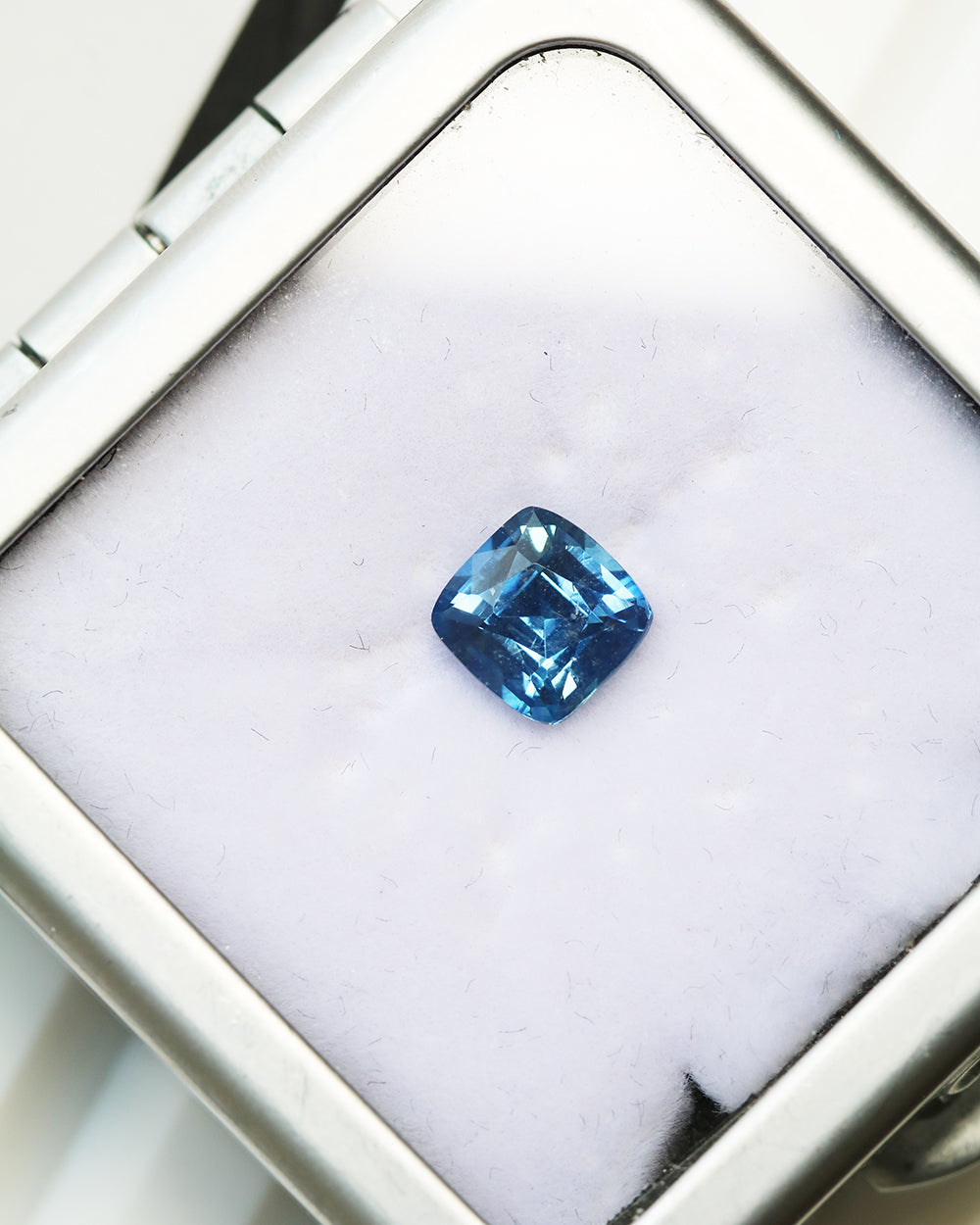Unheated Cornflower Blue Sapphire Cushion 1.66ct with Certificate