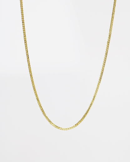 18k Gold Chain Necklace, Different styles (White/Rose/Yellow Gold)