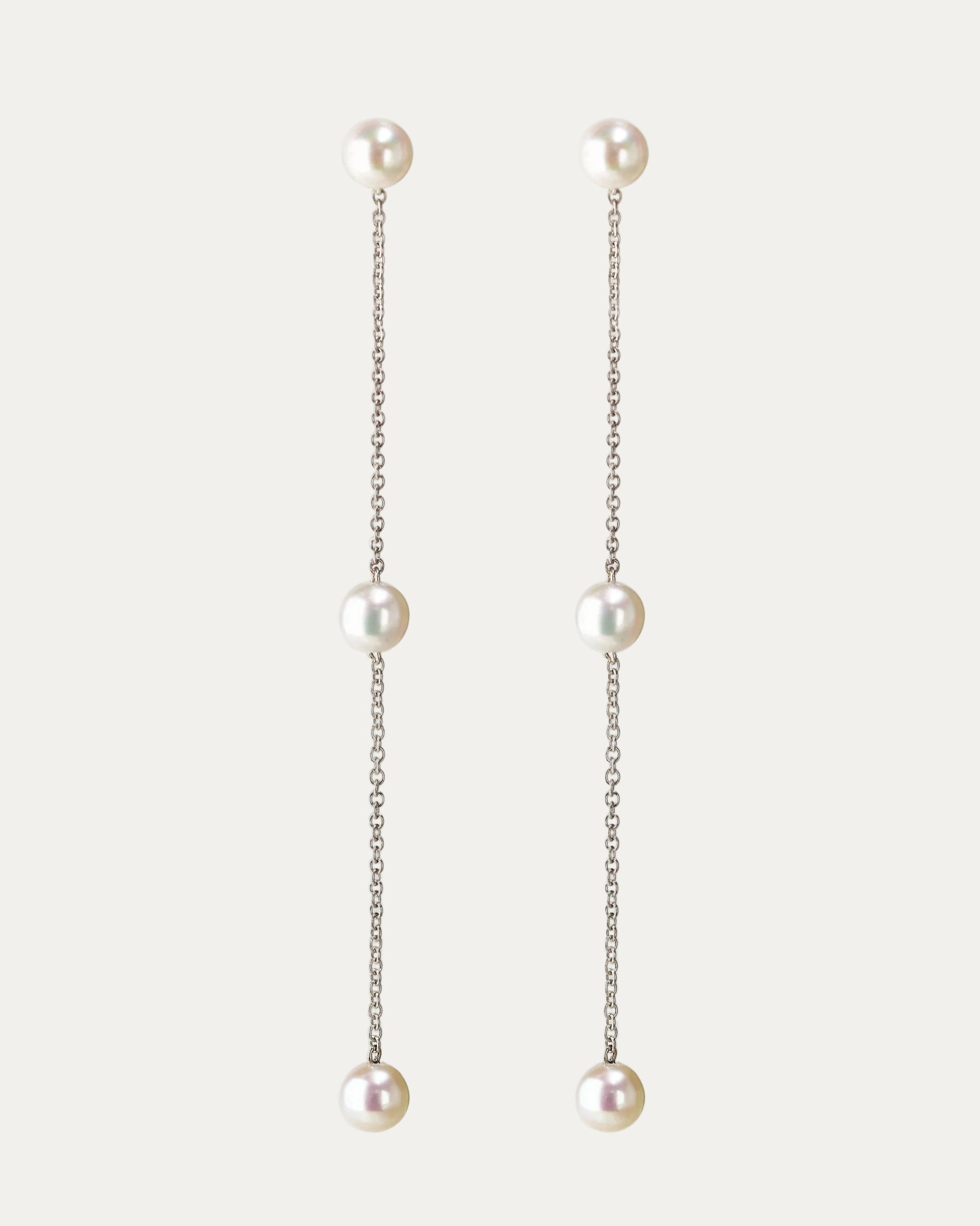 18k White Gold 4-4.5mm Japanese Akoya Pearl Dangle Earrings-Patrea Jewelry,珍珠耳環, 珍珠首飾, 輕奢首飾, Akoya 珍珠耳環, akoya pearl earring, akoya pearl jewelry hk, 尖沙咀 珠寶店,尖沙咀 訂造結婚戒指, Best jewelry store Tsim Sha Tsui, Tsim Sha Tsui pearl jewelry shop, jewelry showroom hk, 尖沙咀 珍珠 珠寶店,香港 珍珠 珠寶店, everyday pearl jewelry hk, OL 珍珠 珠寶, 時尚 珍珠 珠寶,南洋珍珠18K金首飾, 日常珍珠首飾, 珍珠 保養,輕婚紗首飾, 婚禮耳環,新娘首飾,婚戒推薦, bridal jewelry hk, 18k white gold minimalist bridal jewelry