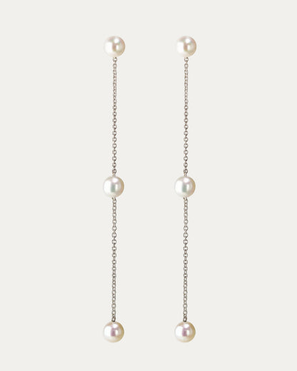 18k White Gold 4-4.5mm Japanese Akoya Pearl Dangle Earrings-Patrea Jewelry,珍珠耳環, 珍珠首飾, 輕奢首飾, Akoya 珍珠耳環, akoya pearl earring, akoya pearl jewelry hk, 尖沙咀 珠寶店,尖沙咀 訂造結婚戒指, Best jewelry store Tsim Sha Tsui, Tsim Sha Tsui pearl jewelry shop, jewelry showroom hk, 尖沙咀 珍珠 珠寶店,香港 珍珠 珠寶店, everyday pearl jewelry hk, OL 珍珠 珠寶, 時尚 珍珠 珠寶,南洋珍珠18K金首飾, 日常珍珠首飾, 珍珠 保養,輕婚紗首飾, 婚禮耳環,新娘首飾,婚戒推薦, bridal jewelry hk, 18k white gold minimalist bridal jewelry