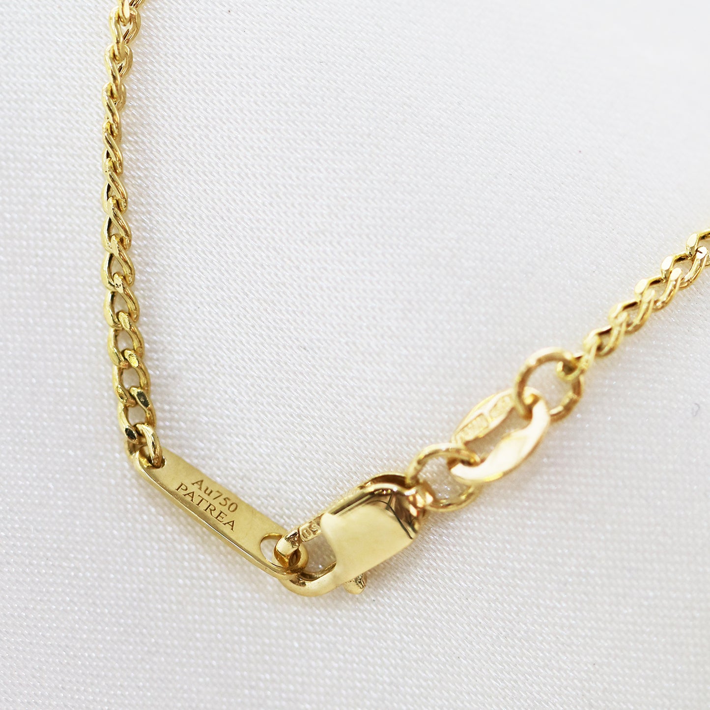 18k Gold Initial Diamond Necklace