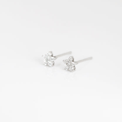 18k White Gold 0.14ct Flower Diamond Earrings-Patrea Jewelry,結婚珠寶 香港,尖沙咀 鑽石珠寶店,香港 GIA鑽石專門店,尖沙咀 訂造結婚戒指, Best jewelry store Tsim Sha Tsui, Tsim Sha Tsui diamond jewelry shop, jewelry showroom hk,輕婚紗首飾, 婚禮耳環,新娘首飾,婚戒推薦, bridal jewelry hk, 18k white gold diamond jewelry,一 卡 鑽石 幾多 錢,買 求婚 戒指,一 卡 鑽石 多少 錢,求婚 戒指 預算,一 卡 鑽石 戒指 價錢,gia 證書,香港 鑽石, natural diamond ring hk, 天然鑽石戒指 香港,求婚 戒指 香港, 鑽戒 訂造, 求婚 一 卡