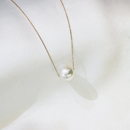 18k玫瑰金9.5-10mm日本Akoya珍珠頸鍊 18k Rose Gold 9.5-10mm Akoya Necklace