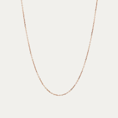 18k White/Rose/Yellow Gold Adjustable Necklace