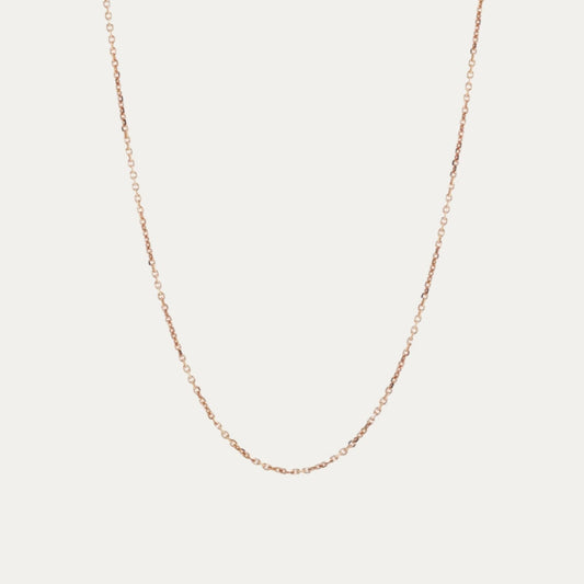 18k White/Rose/Yellow Gold Adjustable Necklace
