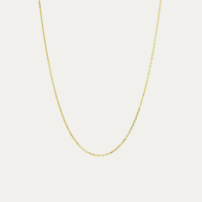 18k Gold Adjustable Chain Necklace (White/Rose/Yellow Gold)