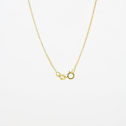 18k Yellow Gold Round Chain Necklace