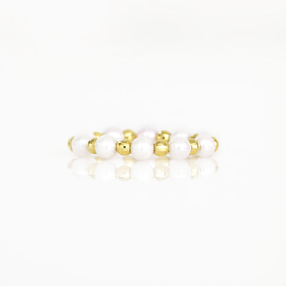 18k Rose Gold Baby Akoya Pearl Ring