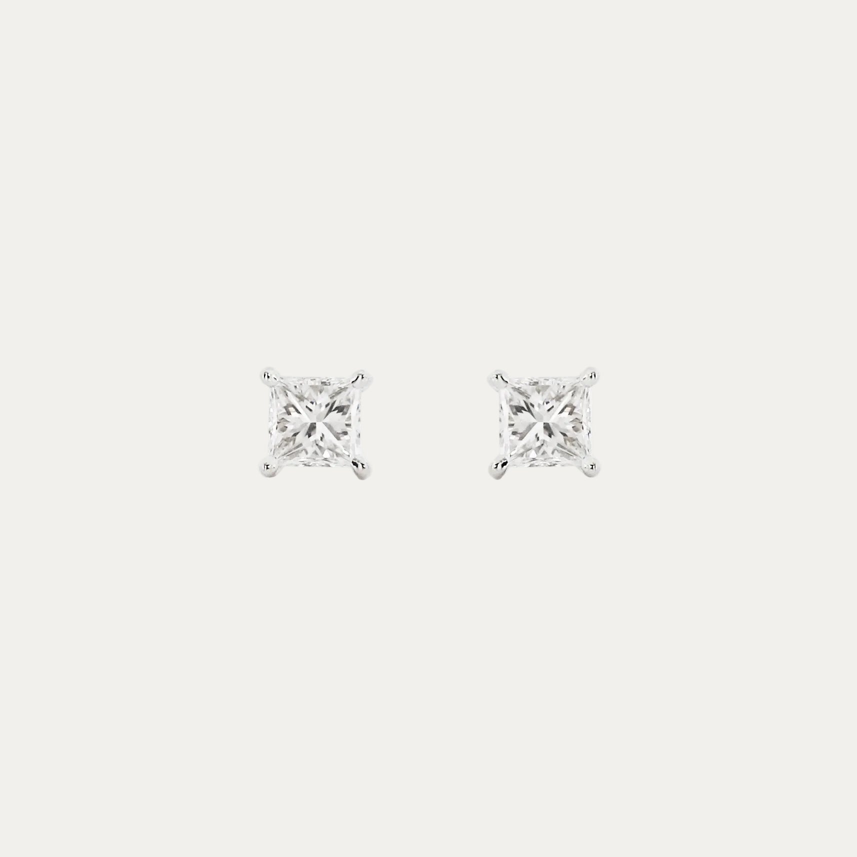18k White Gold Princess Cut Diamond Stud Earrings-Patrea Jewelry,結婚珠寶 香港,尖沙咀 鑽石珠寶店,香港 GIA鑽石專門店,尖沙咀 訂造結婚戒指, Best jewelry store Tsim Sha Tsui, Tsim Sha Tsui diamond jewelry shop, jewelry showroom hk,輕婚紗首飾, 婚禮耳環,新娘首飾,婚戒推薦, bridal jewelry hk, 18k white gold diamond jewelry,一 卡 鑽石 幾多 錢,買 求婚 戒指,一 卡 鑽石 多少 錢,求婚 戒指 預算,一 卡 鑽石 戒指 價錢,gia 證書,香港 鑽石, natural diamond ring hk, 天然鑽石戒指 香港,求婚 戒指 香港, 鑽戒 訂造, 求婚 一 卡