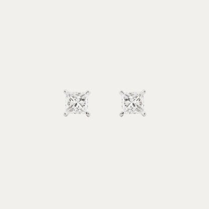 18k White Gold Princess Cut Diamond Stud Earrings-Patrea Jewelry,結婚珠寶 香港,尖沙咀 鑽石珠寶店,香港 GIA鑽石專門店,尖沙咀 訂造結婚戒指, Best jewelry store Tsim Sha Tsui, Tsim Sha Tsui diamond jewelry shop, jewelry showroom hk,輕婚紗首飾, 婚禮耳環,新娘首飾,婚戒推薦, bridal jewelry hk, 18k white gold diamond jewelry,一 卡 鑽石 幾多 錢,買 求婚 戒指,一 卡 鑽石 多少 錢,求婚 戒指 預算,一 卡 鑽石 戒指 價錢,gia 證書,香港 鑽石, natural diamond ring hk, 天然鑽石戒指 香港,求婚 戒指 香港, 鑽戒 訂造, 求婚 一 卡