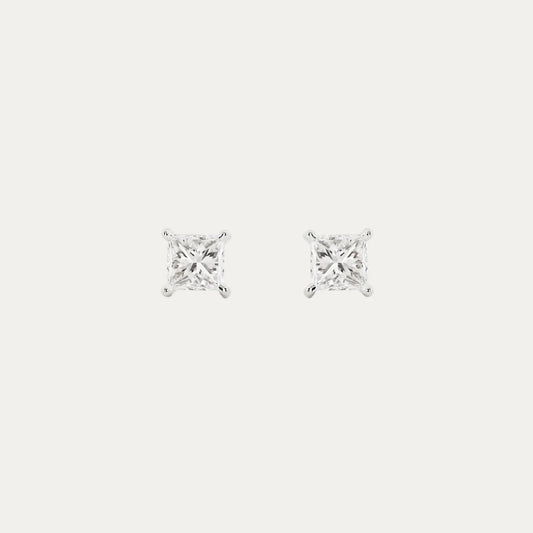 18k White Gold Princess Cut Diamond Stud Earrings-Patrea Jewelry,結婚珠寶 香港,尖沙咀 鑽石珠寶店,香港 GIA鑽石專門店,尖沙咀 訂造結婚戒指, Best jewelry store Tsim Sha Tsui, Tsim Sha Tsui diamond jewelry shop, jewelry showroom hk,輕婚紗首飾, 婚禮耳環,新娘首飾,婚戒推薦, bridal jewelry hk, 18k white gold diamond jewelry,一 卡 鑽石 幾多 錢,買 求婚 戒指,一 卡 鑽石 多少 錢,求婚 戒指 預算,一 卡 鑽石 戒指 價錢,gia 證書,香港 鑽石, natural diamond ring hk, 天然鑽石戒指 香港,求婚 戒指 香港, 鑽戒 訂造, 求婚 一 卡