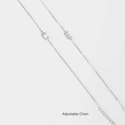 Alphabet Diamond Bracelet (White/Rose/Yellow Gold)