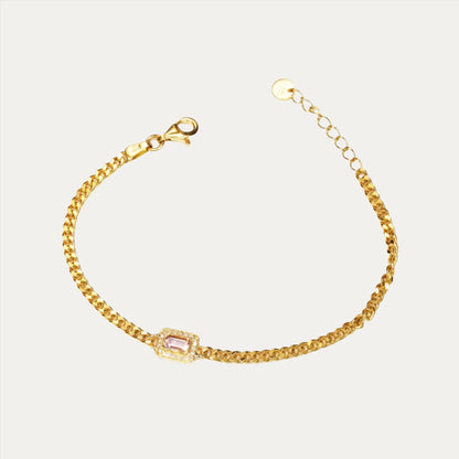 Gemstone Diamond Cuban Chain Bracelet-Bracelets,Patrea Jewelry,birthstone jewelry Hong Kong, Aquamarine jewelry hk, Bespoke gemstone jewelry HK, Luxury aquamarine 18k gold, 海藍寶首飾 推薦, 天然海藍寶石, 藍寶石 珠寶 香港, Jewelry HK Online, 海藍 寶 價格