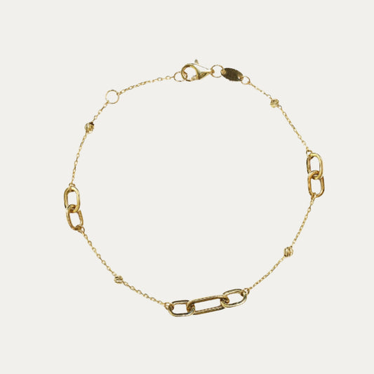 Cova Interlocking Bracelet (Rose/Yellow Gold)