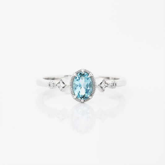 Judith Aquamarine-Rings,Patrea Jewelry,birthstone jewelry Hong Kong, Aquamarine jewelry hk, Bespoke gemstone jewelry HK, Luxury aquamarine 18k gold, 海藍寶首飾 推薦, 天然海藍寶石, 藍寶石 珠寶 香港, Jewelry HK Online, 海藍 寶 價格