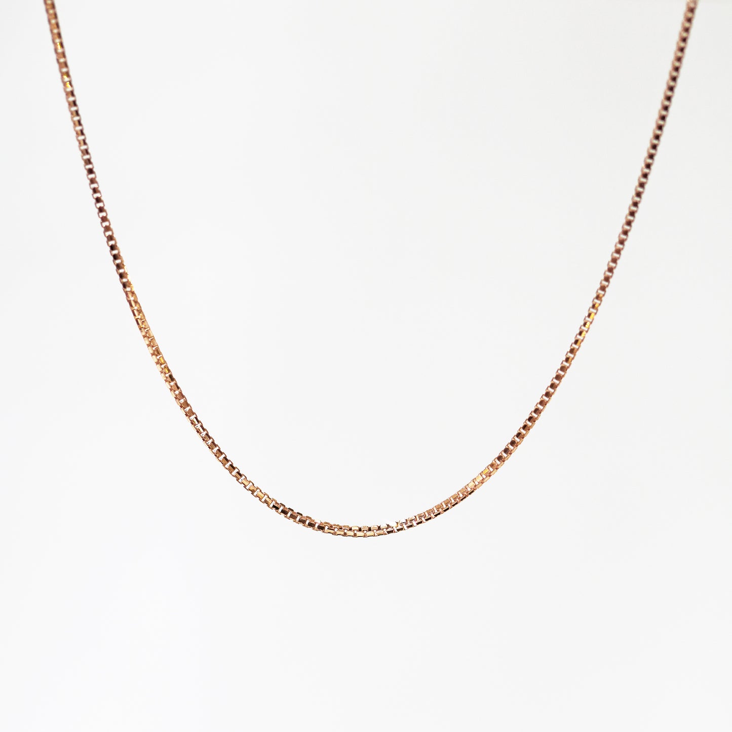 18k Gold Chain Necklace, Different styles (White/Rose/Yellow Gold)
