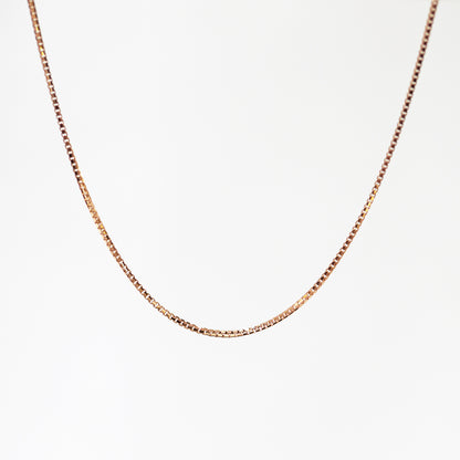18k Gold Chain Necklace, Different styles (White/Rose/Yellow Gold)