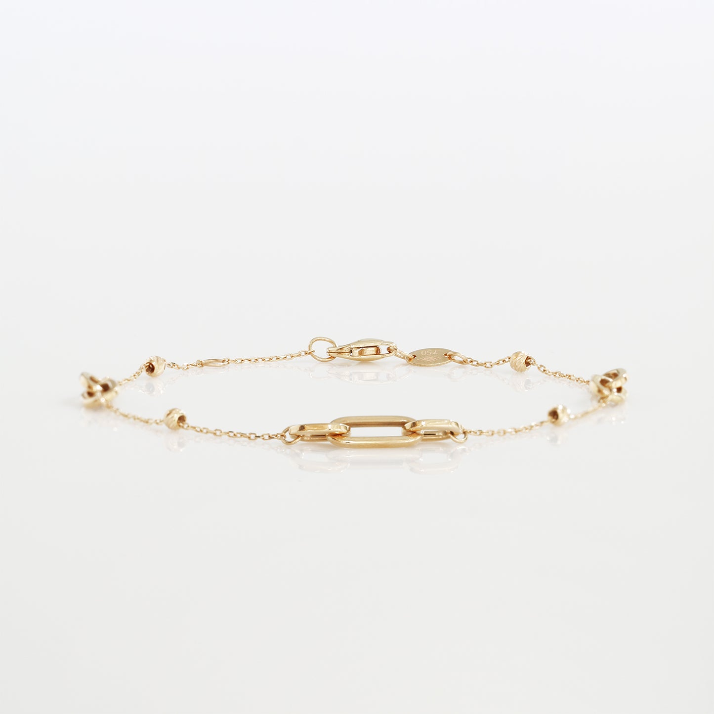 Cova Interlocking Bracelet (Rose/Yellow Gold)