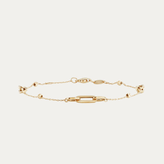 Cova Interlocking Bracelet (Rose/Yellow Gold)