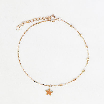 18k玫瑰金星星手鏈 18k Rose Gold Little Star Bracelet